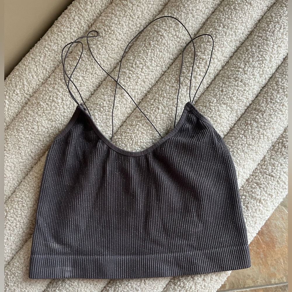 Sparkly crop top